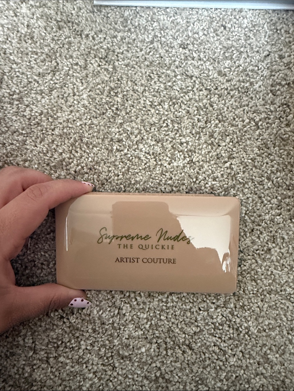 Artist Couture Supreme Nudes Palette - Nude Beige with Gold Script
